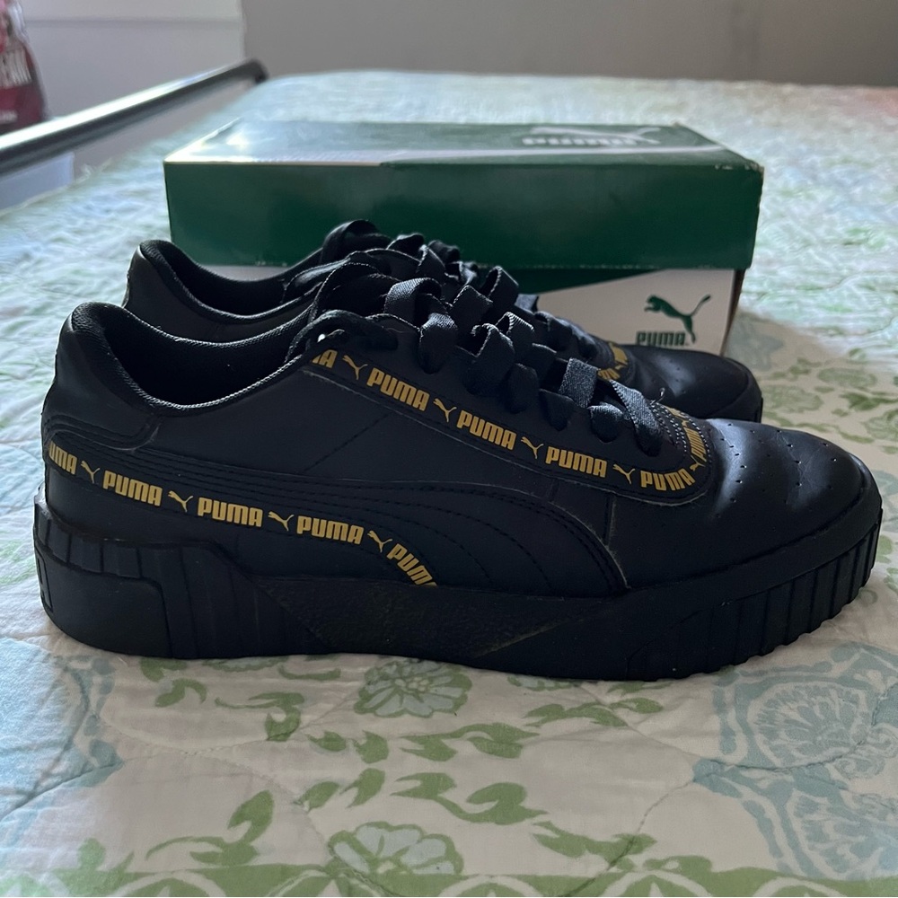 Kids Puma Cali Taping Grade-School Sneakers Kids Size 5.5